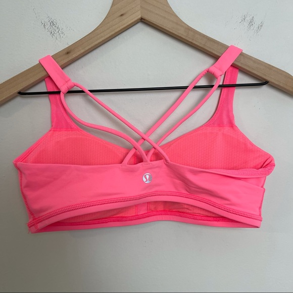 LULULEMON- Free To Be Bra Athletic Yoga Workout Sports - Picture 7 of 9